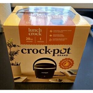 NEW Crock-Pot® Lunch Crock® Food Warmer 20 oz, Portable Black Model CPSCLC20